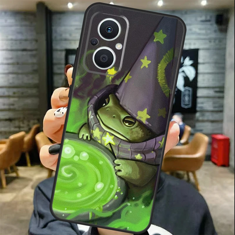 Чехол «Ведьма-лягушка» для OPPO Reno 11 11F 13 12 F 8T 7 8 10 Pro OPPO Find X8 X6 Pro X3 X5 Lite Cover Coque