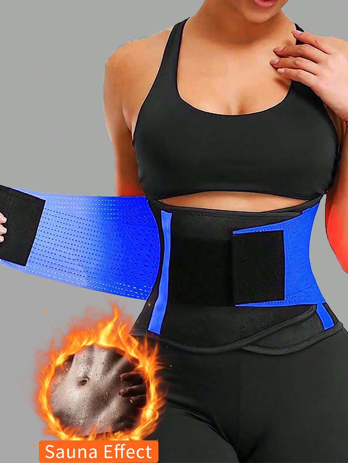 เข็มขัดพยุงเอวสำหรับเล่นกีฬา (ช่วยระบายเหงื่อ สำหรับการสควอท) เข็มขัดพยุงเอวสำหรับยกน้ำหนักและออกกำลังกาย รองรับอาการหมอนรองกระดูกสันหลังแตก