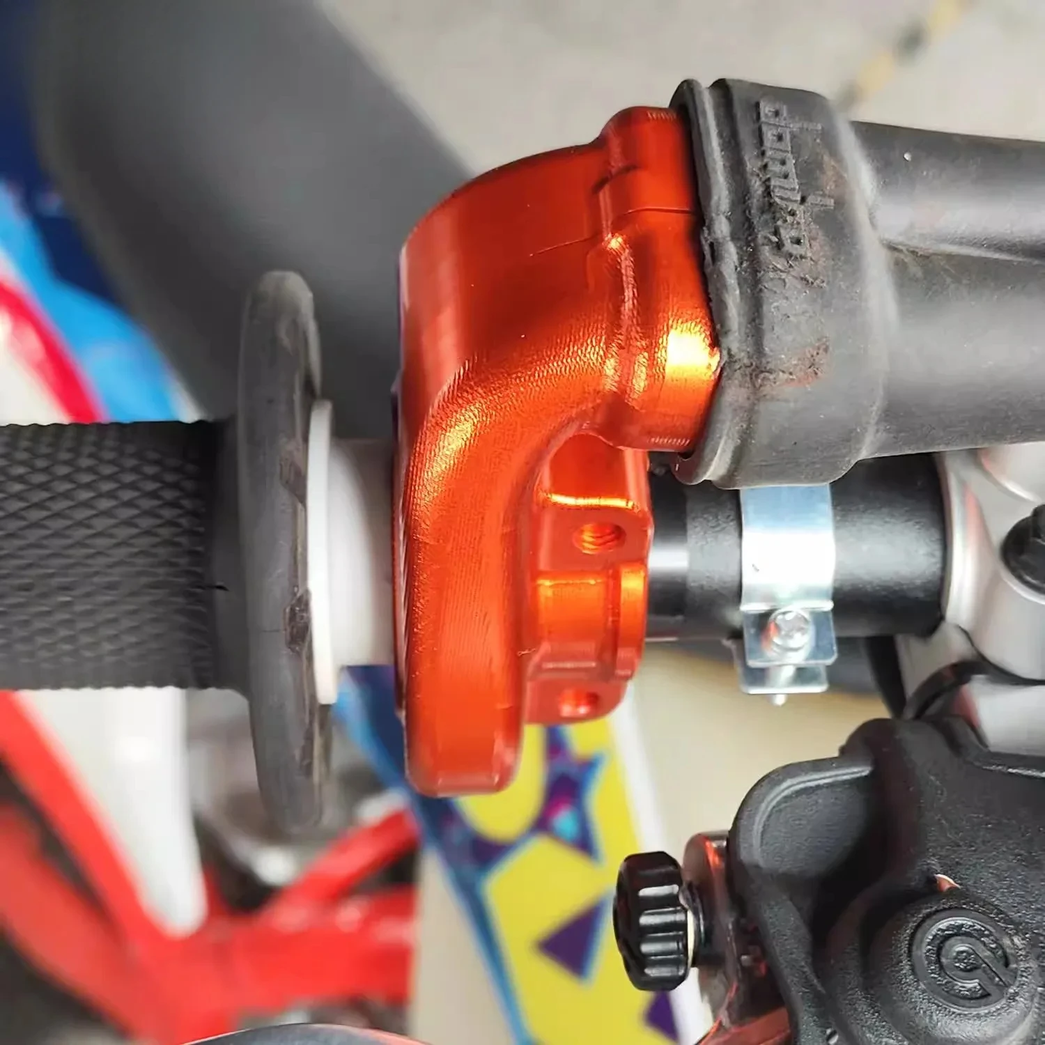 Motorcycle CNC Aluminum Throttle Handle Base Parts High Precision Accessories Housing Accelerator Twist Base Moto Items for KTM