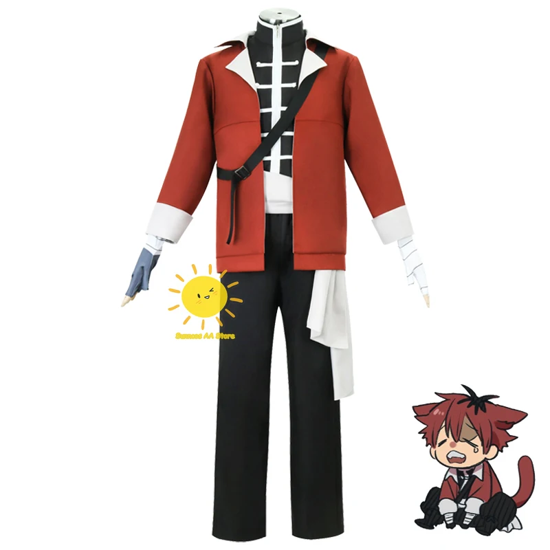 Frieren Beyond Journey's End Anime Fantasias Cosplay, Uniforme Stark, Jaqueta Peruca, Trajes de Festa de Halloween para homens adultos