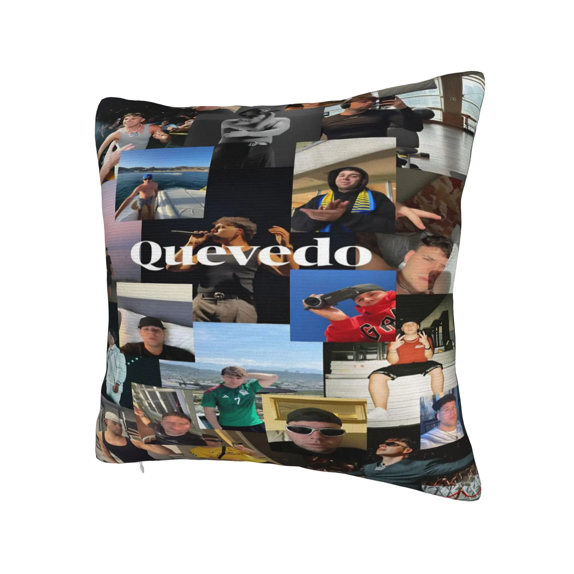QUEVEDO EL BAIFO 2026 Pillowcases Product Printing Cushion Cover  Throw Pillow Cover Car Decoration Zippered Multiple Sizes