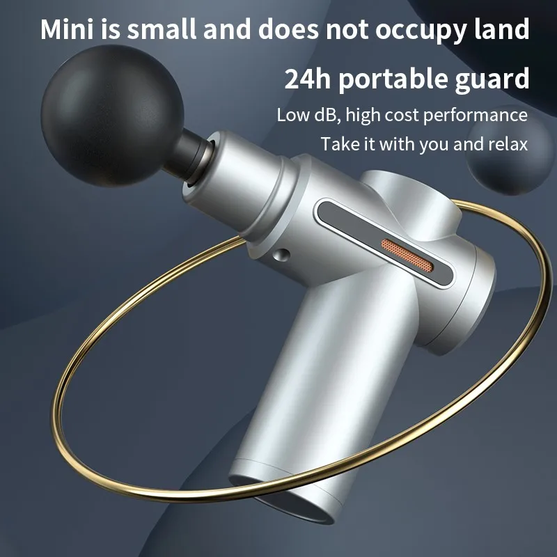 

Portable Mini Massage Gun Deep Tissue Muscle Electric Massager Pain Relief For Body Neck Back Relaxation Fitness Slimming