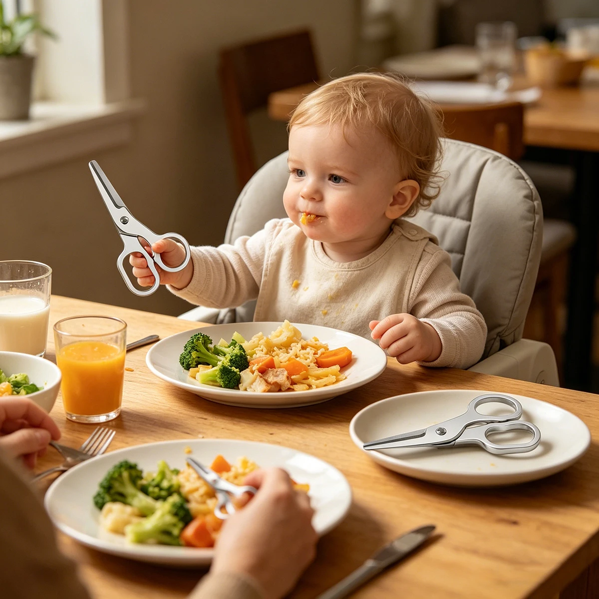 Multi Functional Food Scissors - Baby Food Scissors review and price