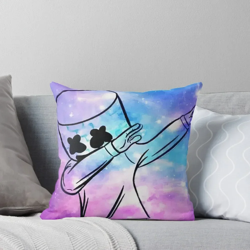 

Marshmello - DJ - DAB Throw Pillow Sitting Cushion Sofa Cushions Covers Cushions For Sofa pillow