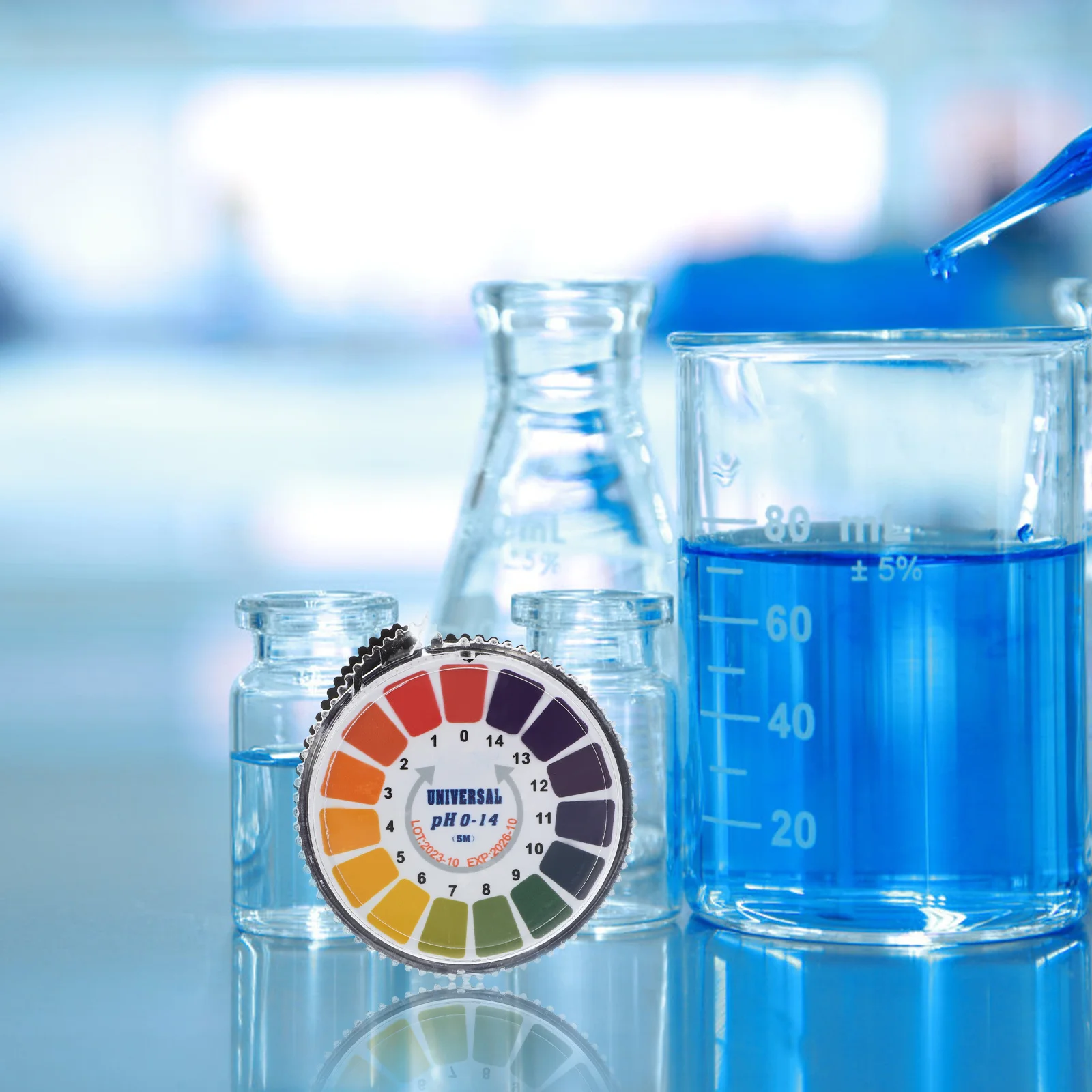 

PH Test Papers 0-14 Accurate Alkaline Acid Level Portable Durable Safe Family Friends Gift PH Paper