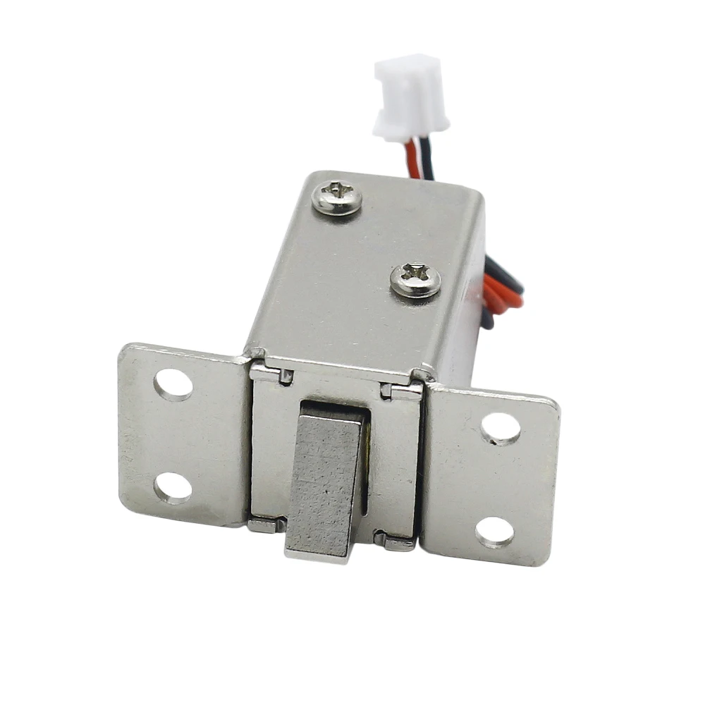 Small electric lock 6v12v embedded solenoid release assembly mini electromagnetic door lock electric bolt lock