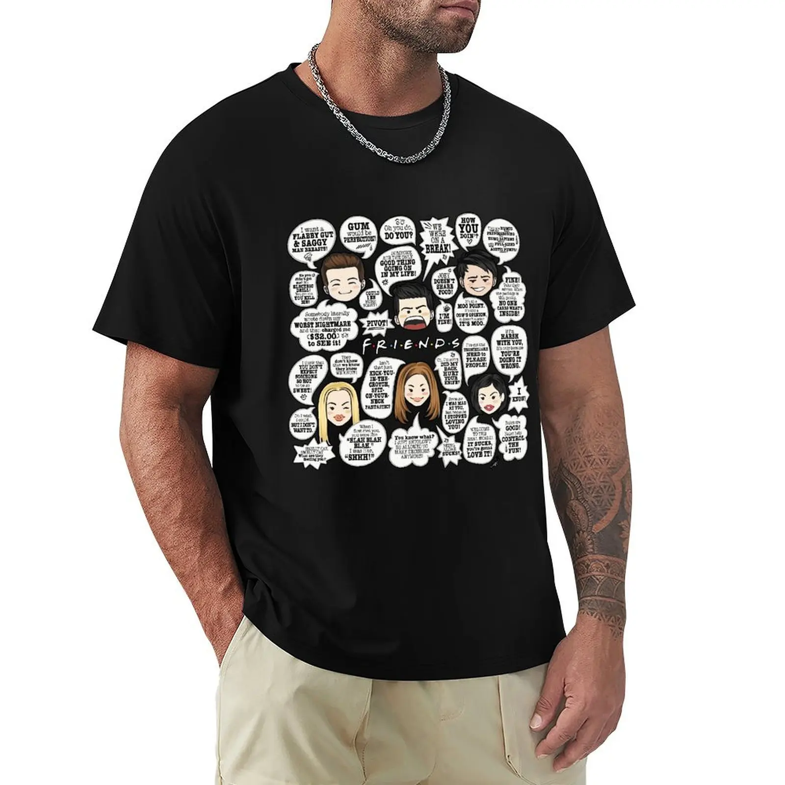 

FRIENDS TV Lines T-Shirt Friends Tee Popular Friends Friends Tv Comedy Central Perk Series Tv Funny Tvshow