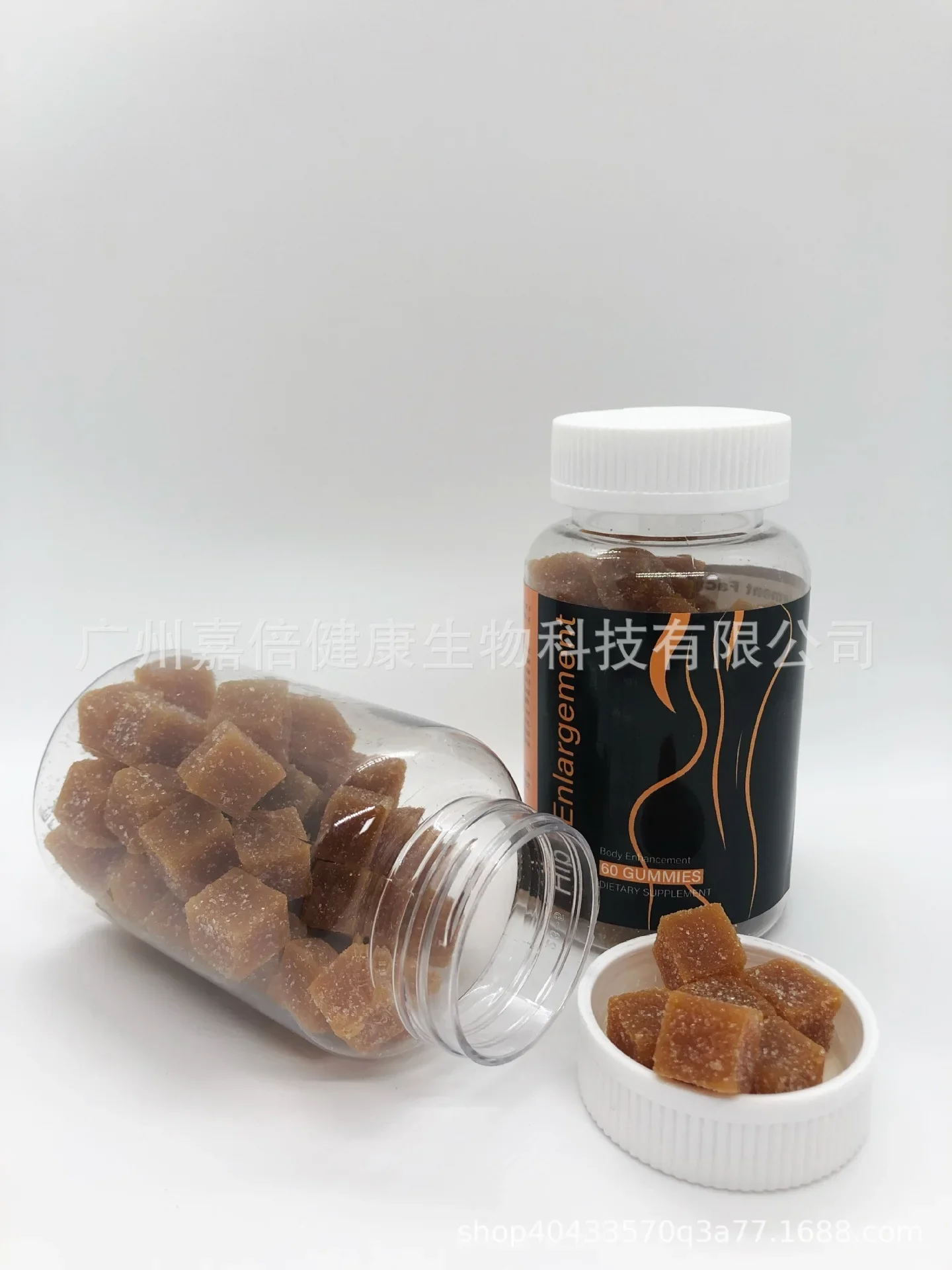 1 Bottle of 60 Puff Ginger Flavored Gummies To Maintain Perfect Body Shape