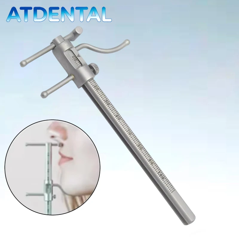 

Dental Caliper 0-100mm Dental Sliding Gauge Orthodontic Implant Measuring Tool for Precise Dentistry & Lab