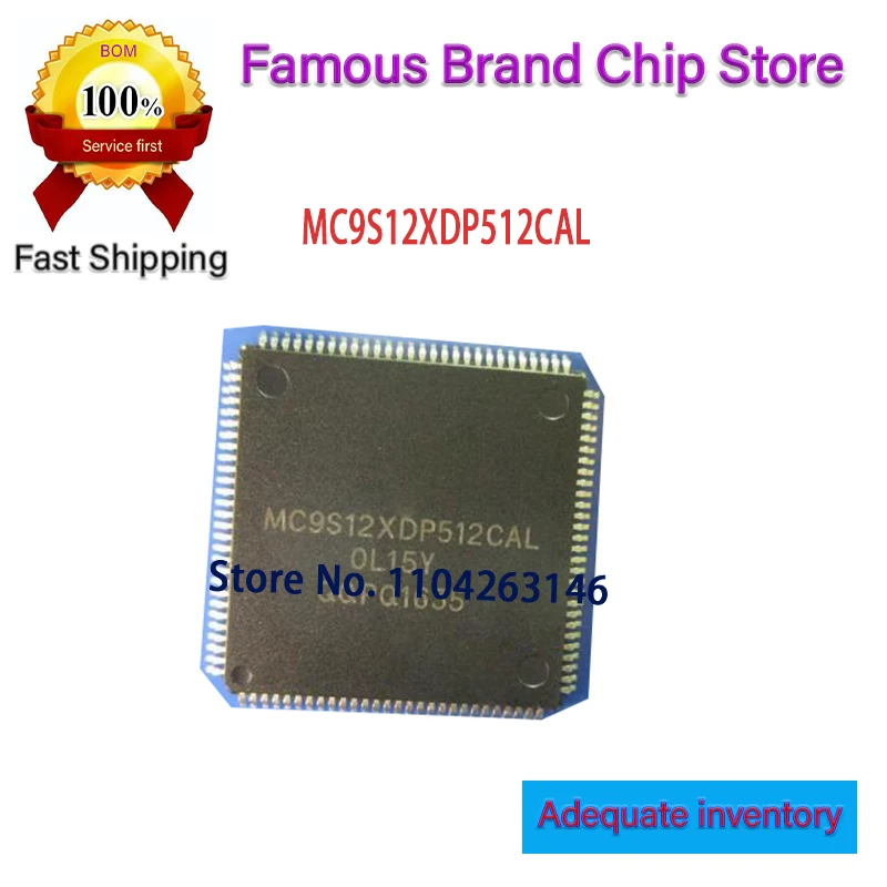 New original MC9S12XDP512CAL 0L15Y MC9S12XDP512 LQFP112 in stock 1pcs/Lot