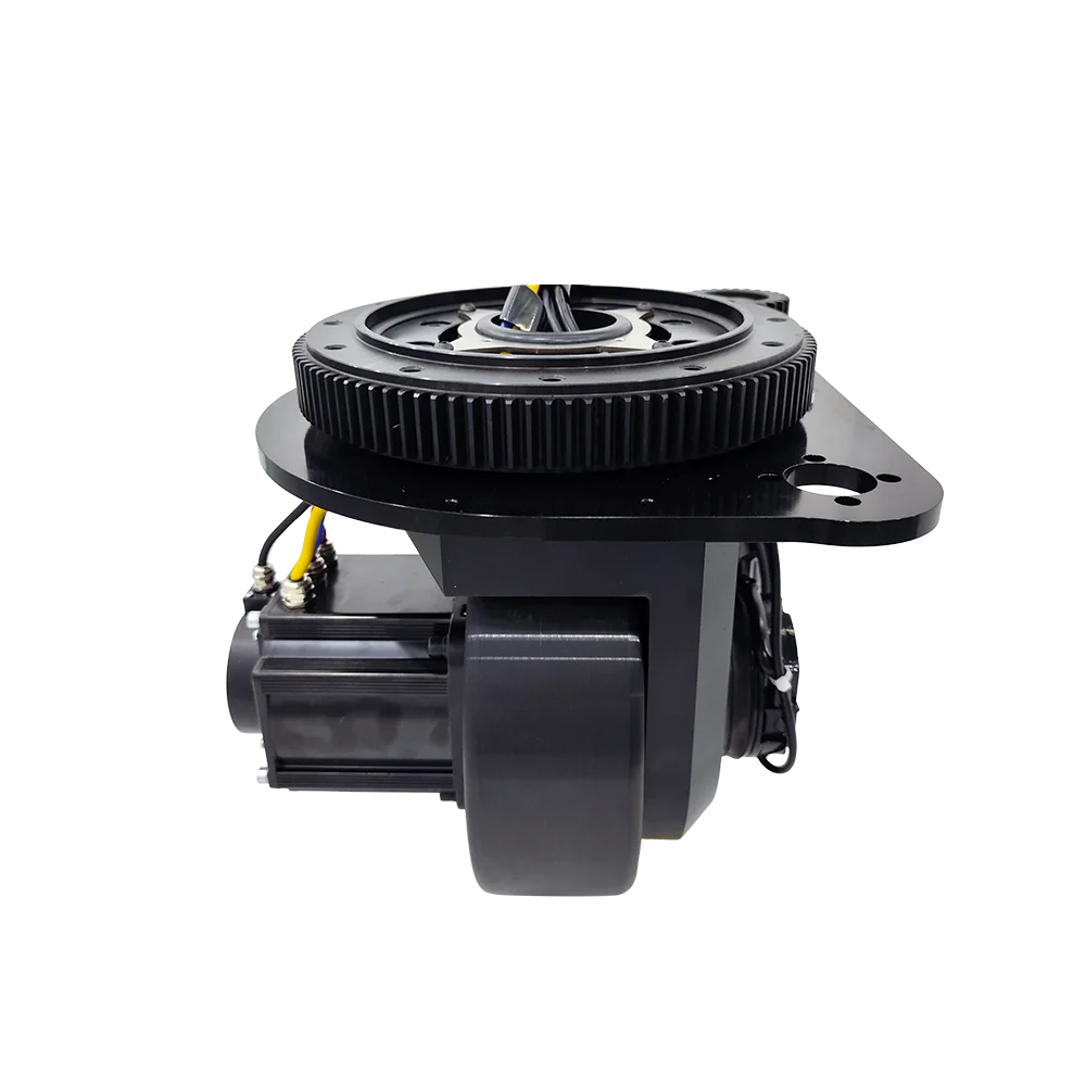 TZBOT 2600w High Precision Servo Motor Wheel Wear Resistance agv Polyurethane Drive Wheel with 750W Steering Motor