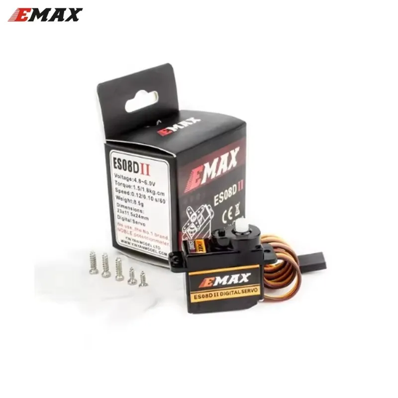 EMAX ES08D II Micro Servo Digital de Plástico para RC Helicóptero Avión RC Quadcopter