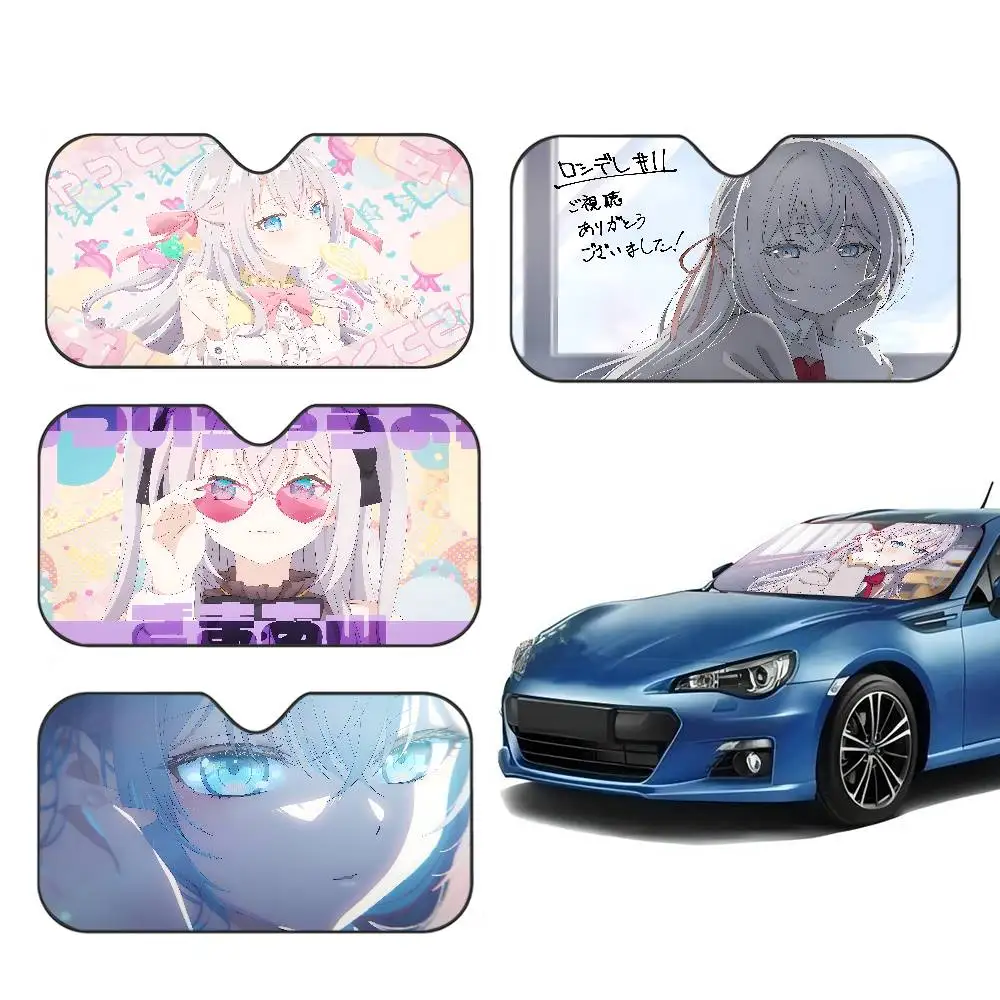 

Alya Sometimes Hides Her Feelings Car Solar Protection Heated Windshield Sunshade Windscreen Cover Sun Shade Auto Sun Visor