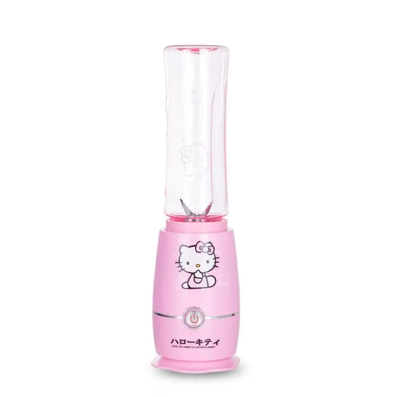 Miniso Kawaii double cup Household Use Juicer Hello Kitty Cartoon Cute Mini Juice Blender Fashion Kitchen Supplies New Style kit