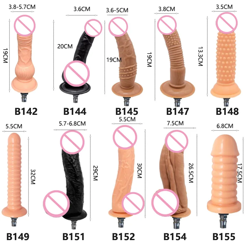 Sex Machine Dildos Attachments Big Monster Dildos Suitable for All Vac-u-lock Love Machine Sex Toys Masturbation Accessories