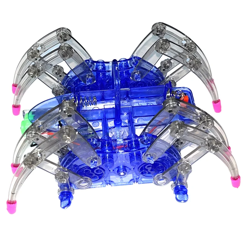 Electric Spider Robot kit DIY Educational Intelligence Development Assembles Kids Children Puzzle Action Kits