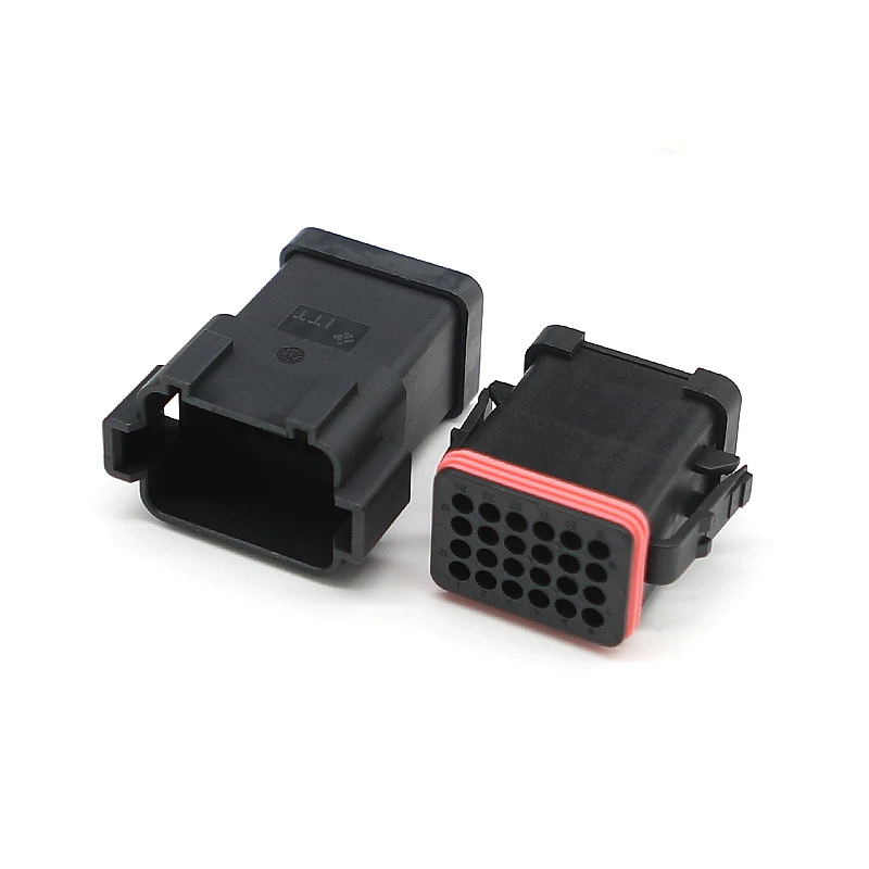 24Pin  132015-0075  132015-0076   OFF ROAD CONNECTOR PLUG ASSEMBLY Male Female Automotive Connector Additional terminal