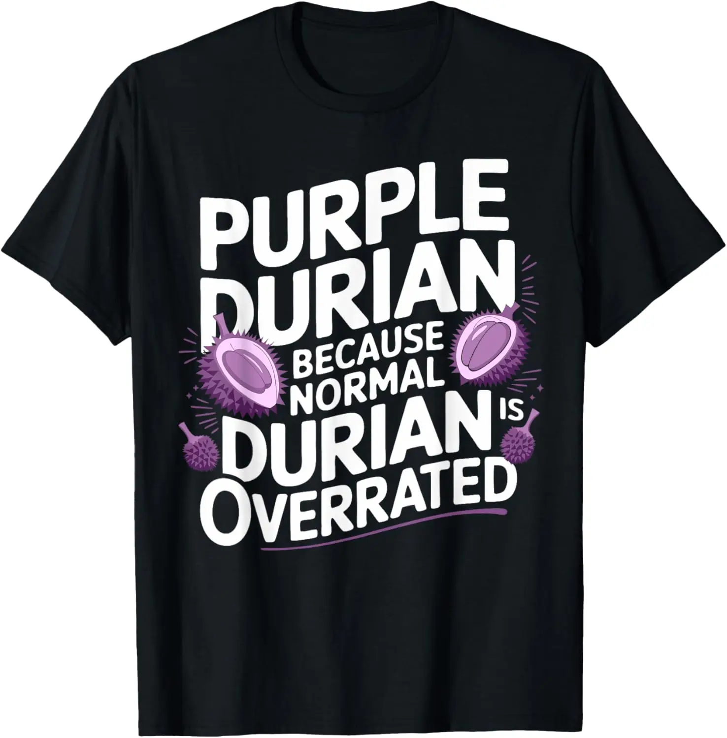 

Фиолетовая футболка Durian Lover I Durian