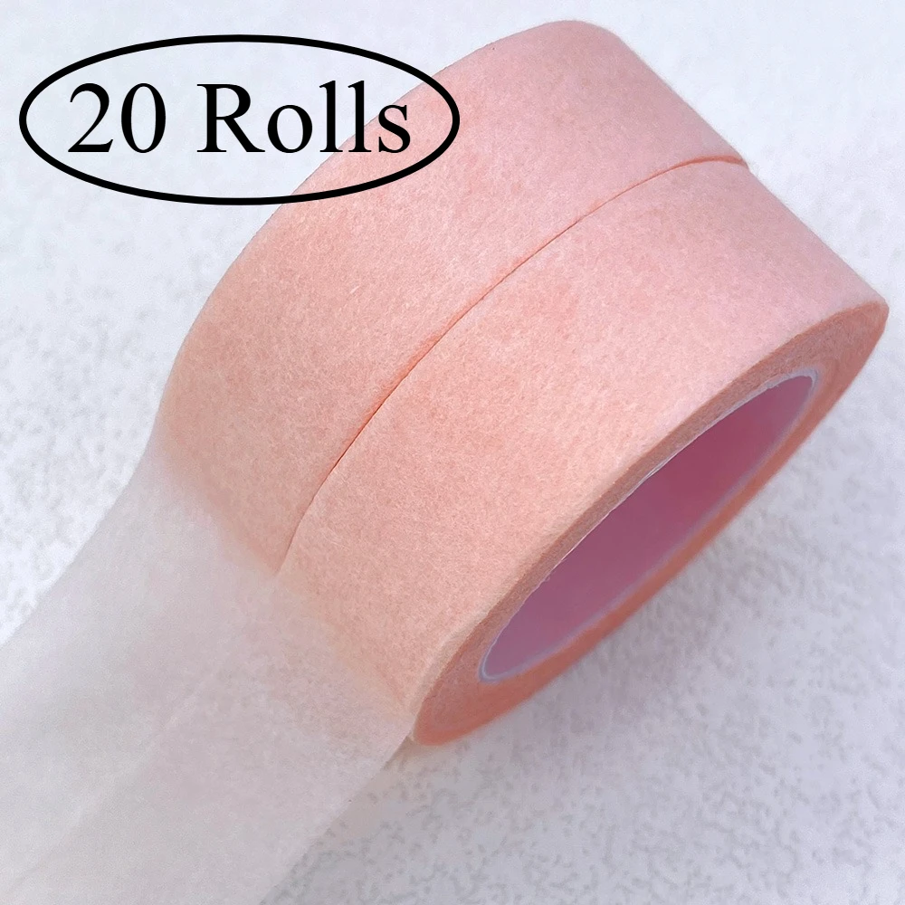 Zanse 20 rouleaux de ruban adhésif pour cils, patchs sous les yeux, tissu Non tissé, respirant, Extension de cils, ruban en papier, 9M, vente en gros