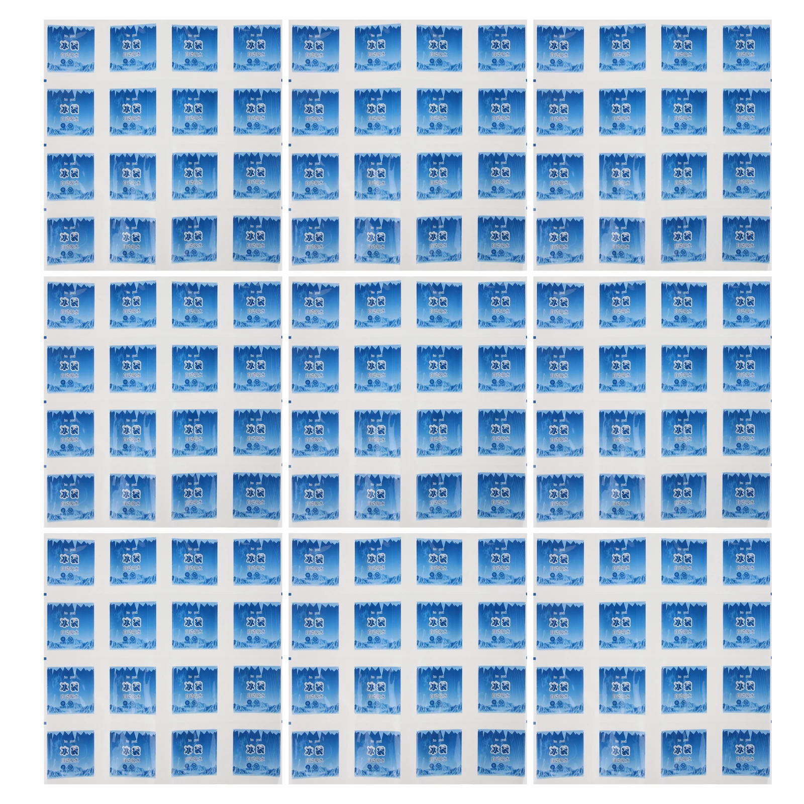 

12 Sheets 16 Grids Reusable Aviation Ice Packs for Fruits Vegetables Beer Drinks Food Fresh Keeping Cooler Storage Bin Freezer