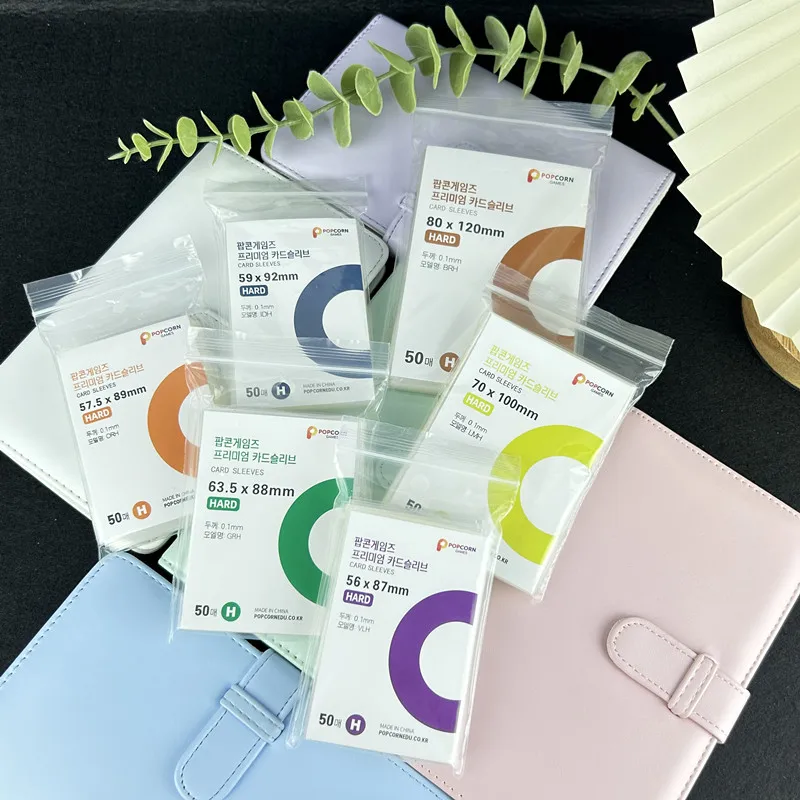 50-600Pcs Korea Card Sleeves HD Transparent Kpop Idol Card Protective Sleeve Photcards Protector Case Box For Popcorn Card Holde 5