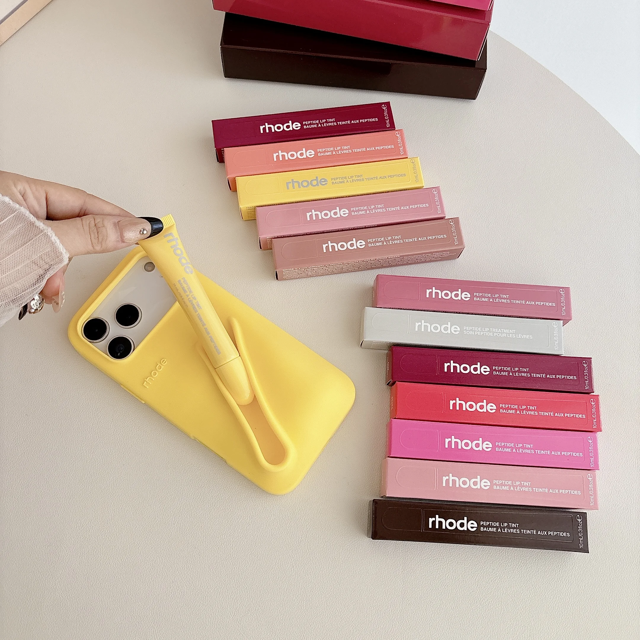 INS Silicone Lip Gloss Phone Case For iPhone 17 Air 15 14 Pro 12 16 11 13 Max Plus Fashion Lemontini Soft Cover With Lipstick