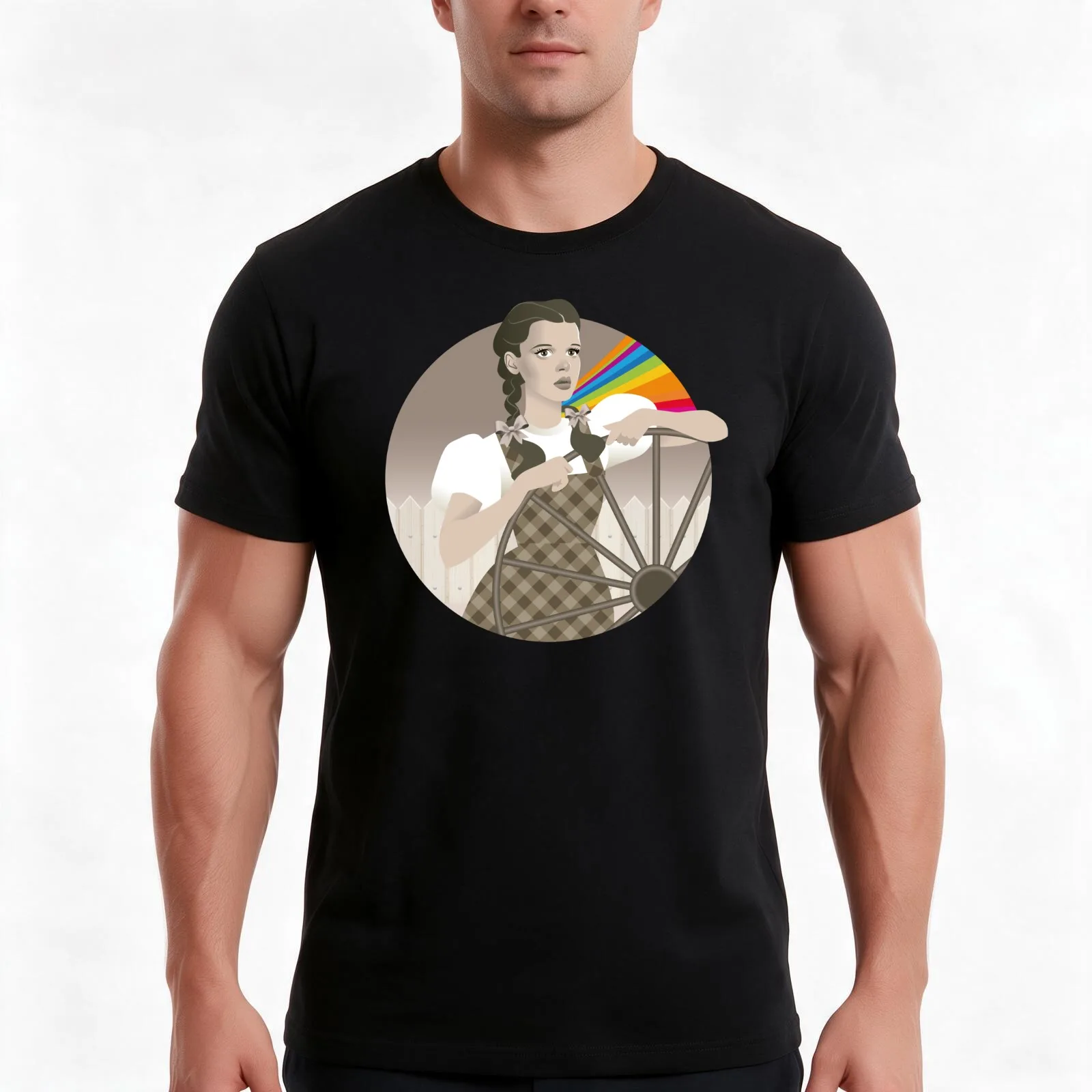 Somewhere T-Shirt, Summer Casual Cotton Tee, Oversized Streetwear Tops, Vintage Graphic Print, Loose Fit Short Sleeve
