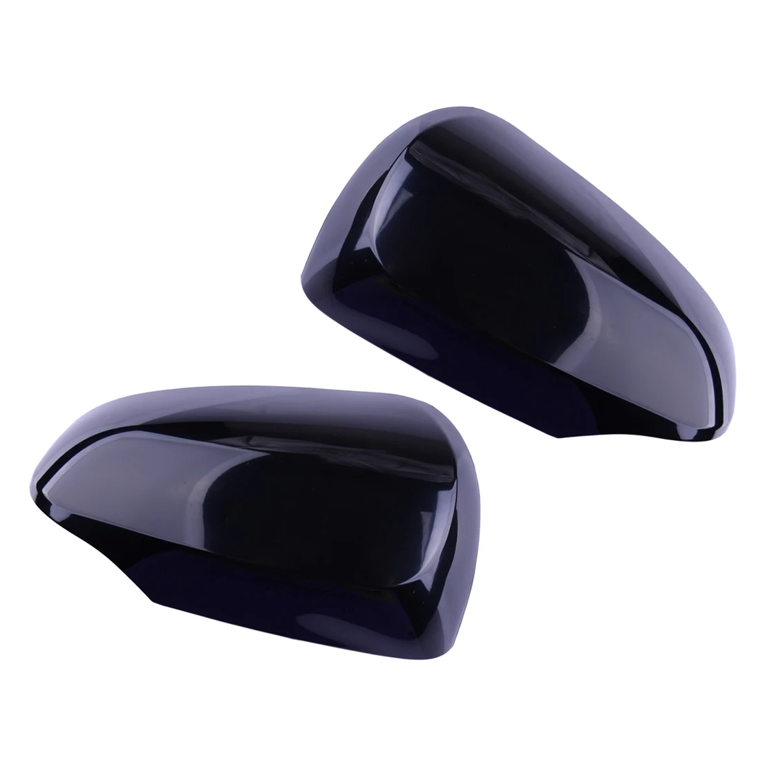 

1 Pair Black Exterior Left Right Side Door Wing Rear View Mirror Cover Trim Cap Decor Fit for Toyota Prius C 2012 2013 2014-2018