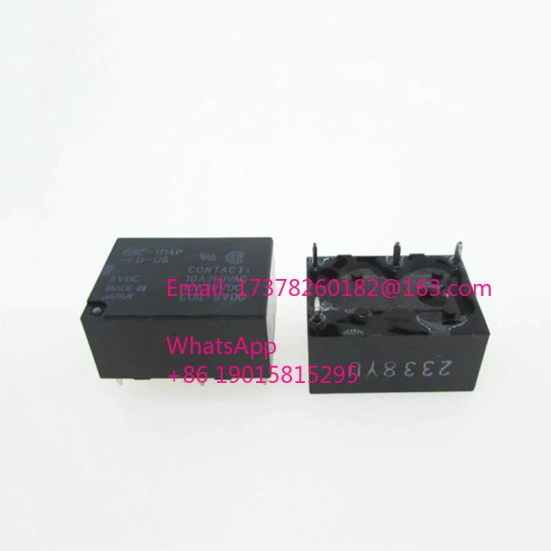 

ГОРЯЧАЯ НОВИНКА G6C-1114P-FD-US-5VDC G6C1114PFDUS G6C-1114P 5 В постоянного тока 5 В 10 А 250 В переменного тока 5 В реле DIP4