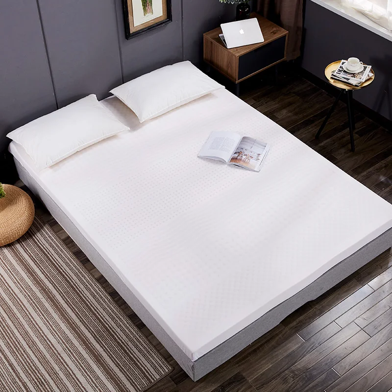 Top 100% Natural Latex Mattress High End Latex Source Liquid Foldable Slow Rebound Chinese Mats with Cotton Cover Customizable