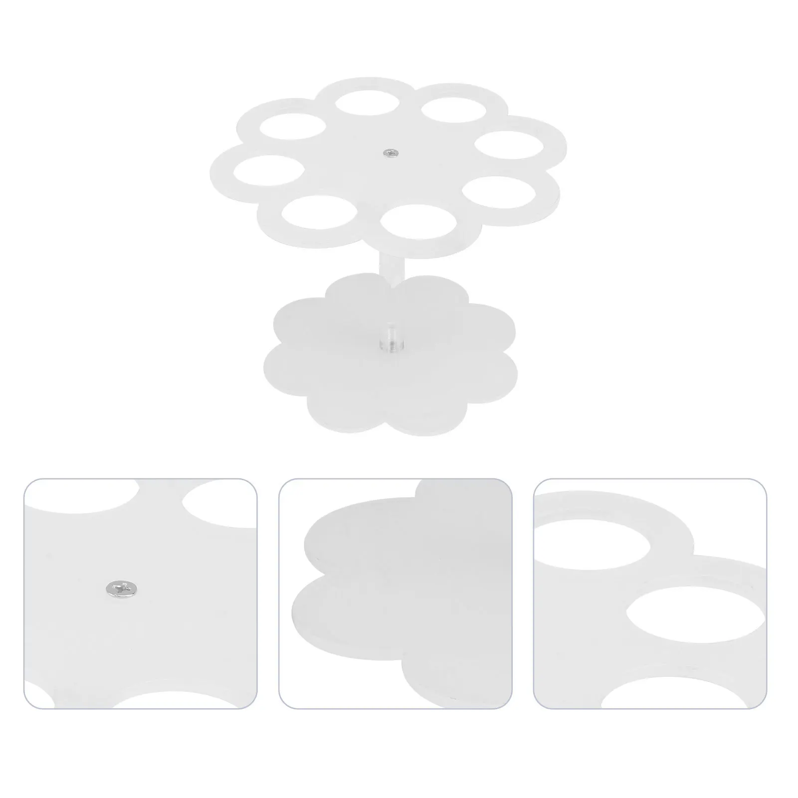 

1Pcs Transparent Ice Cream Rack 8-Hole Acrylic Cone Display for Shops Restaurants Ice Cream Rack Dessert Cone Stand