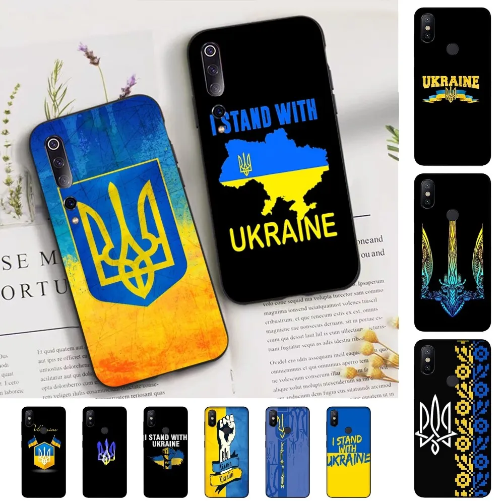 U-Ukraine Flag Phone Case For Xiaomi Mi 5X 8 9 10 11 12 Lite Pro 10T PocoX3pro PocoM3 Note 10 Pro Lite