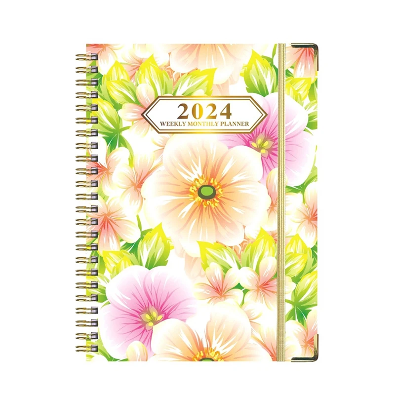 

2024 Planner 12-Month Weekly Monthly Planner From JAN.To DEC.2024, 8.5X6.2Inch, With Stickers