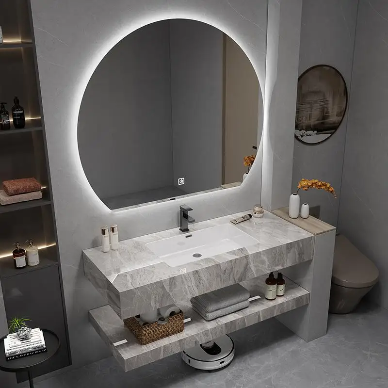 

n Nordic Bathroom Cabinet Luxury Design Creative Storage Organizer Modern Salon Furniture n