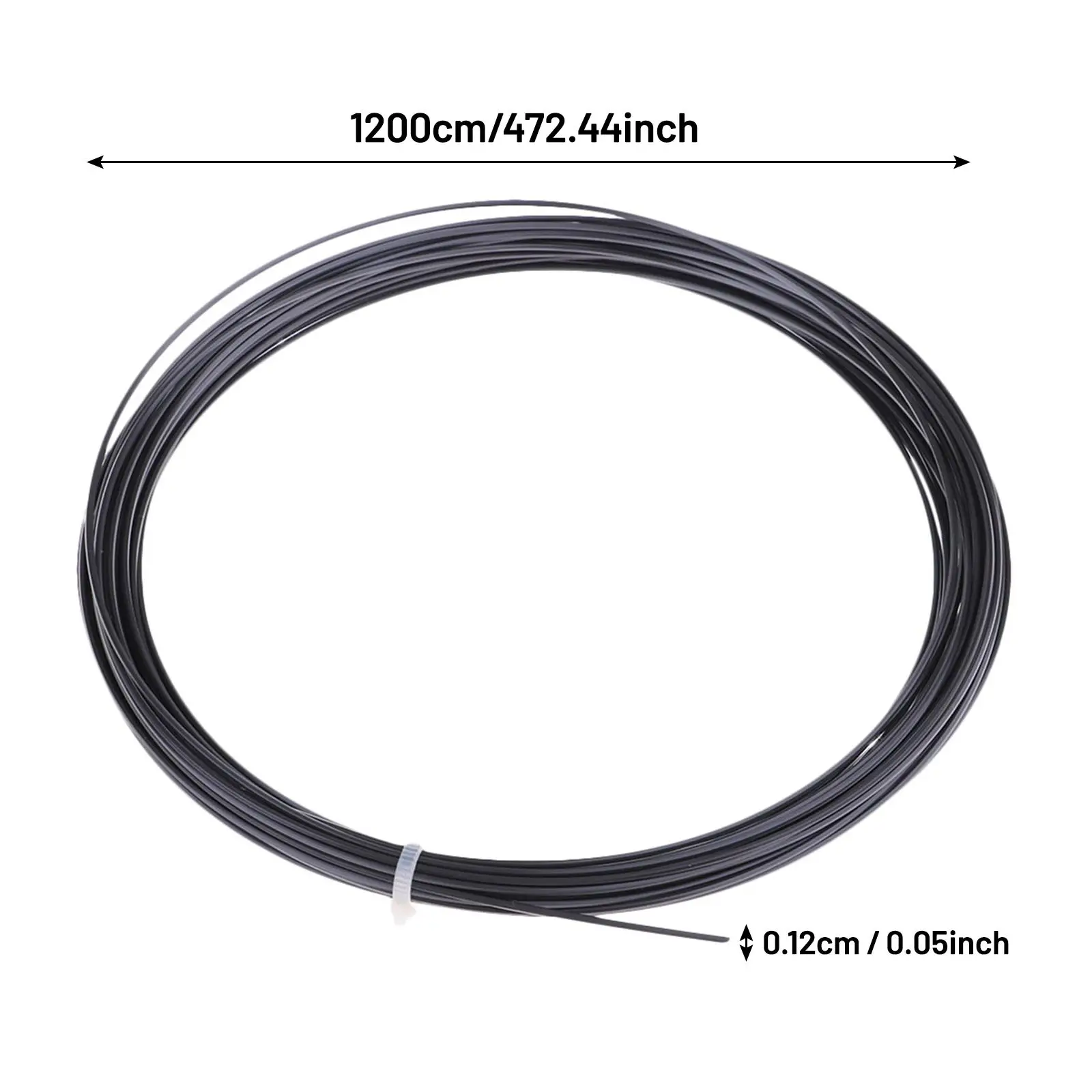 Durable Hexagonal Tennis String Rough Surface Racket Replacement Line for Training and Equipment