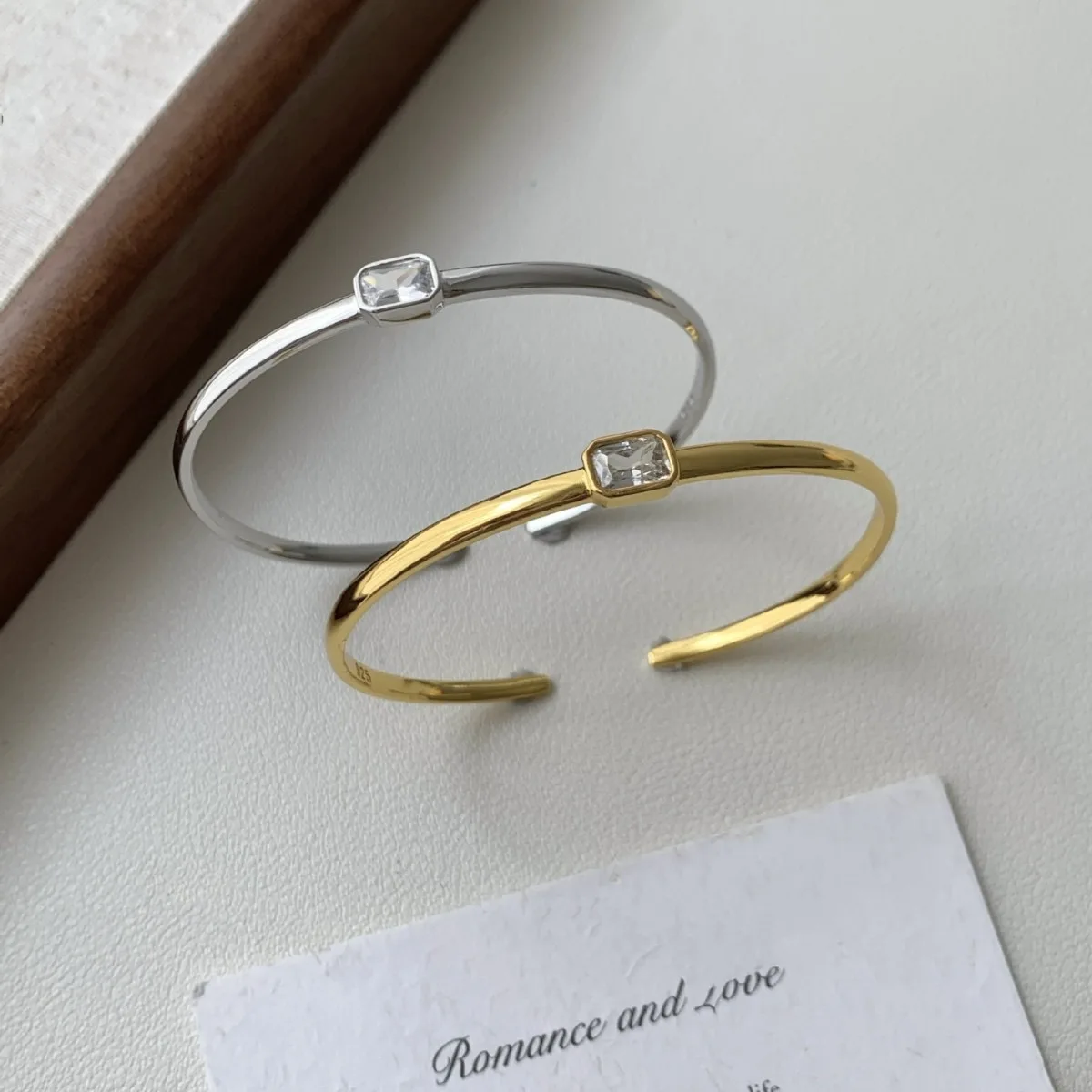 925 Sterling Silver Bracelets for Women Men String Accessories Trend Zircon Gold Pendant Party Jewelry Gift