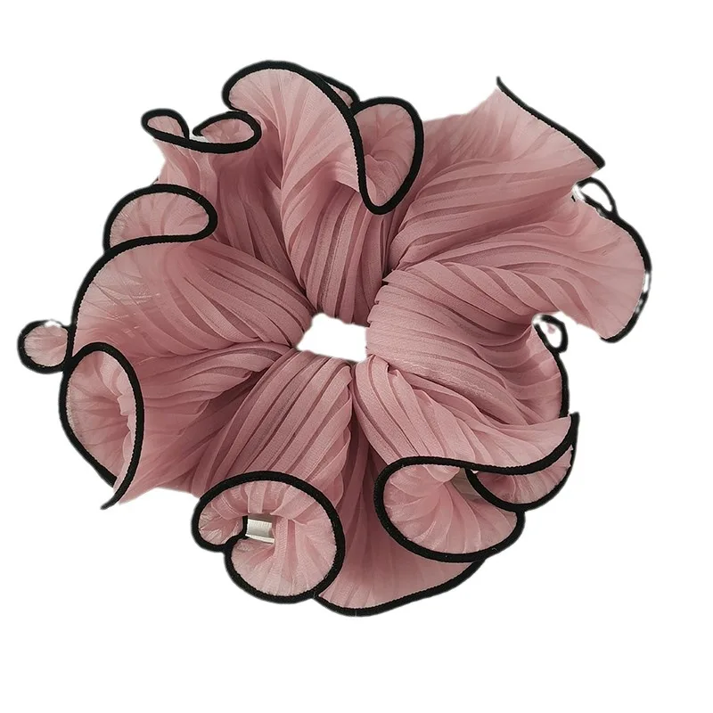 ربطات شعر كبيرة جديدة من الشيفون الفيروسي عالي الجودة لعام 2025 - ربطات شعر مرنة ناعمة للفتيات، إكسسوارات شعر حلوة بدون ضرر #5