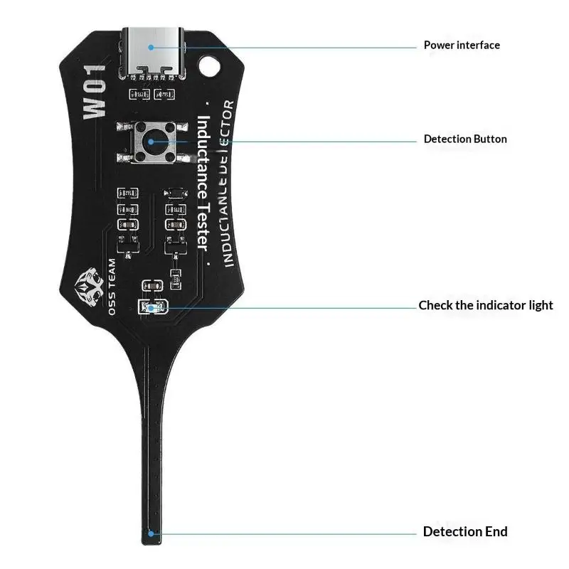 YCS Inductance Tester Electromagnetic Detection Meter PCB Circuit Repair Testing Tool For Electronic Maintenance
