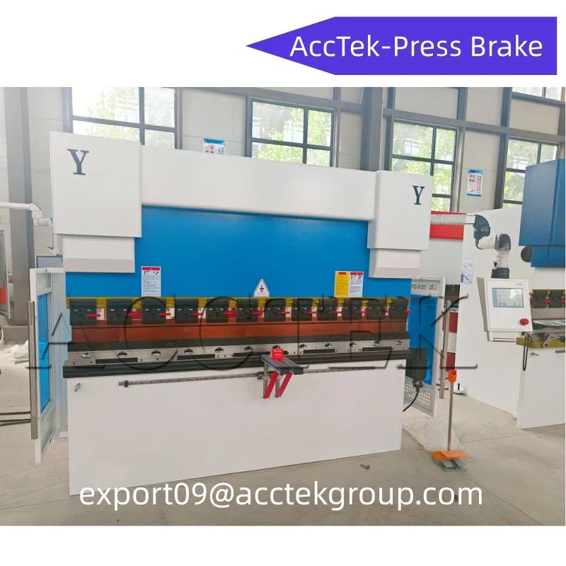CNC Hydraulic Press Brake 4+1 Axis Sheet Metal Bending Machine For Stainless Steel Aluminum Iron Plate 110ton 220ton