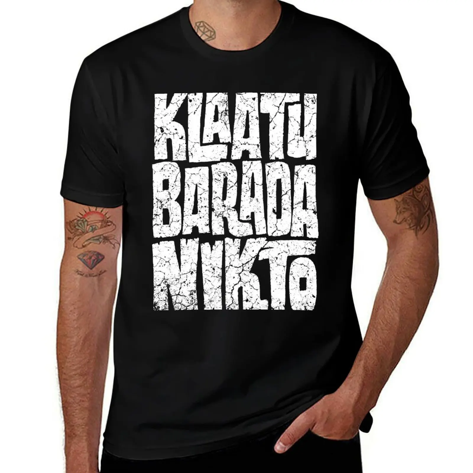 KLAATU BARADA NIKTO T-Shirt oversized Blouse anime stuff vintage t shirt men