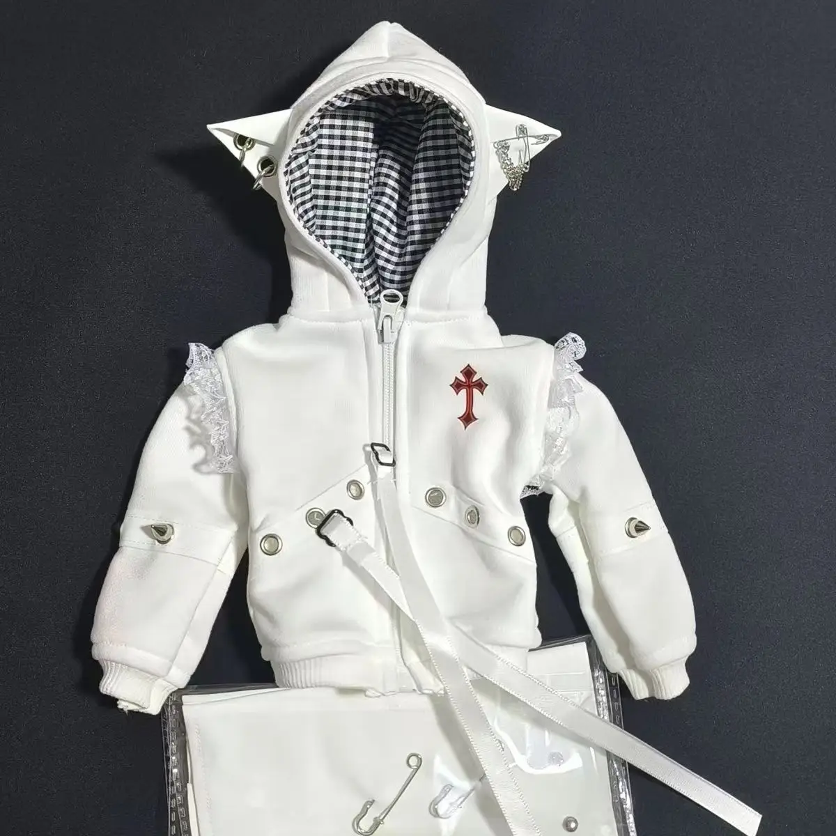 

1/6 1/4 Doll's Clothes Suit for 30/45cm Bjd Doll Coat Leg Warmer Dress Up Girl Toys Play House Fashion Doll Accessories, No Doll