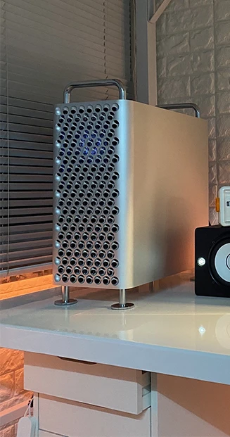 

Desktop Chassis Wire Planer Chassis All-aluminum Support ATX/EEB Support 360 Integrated and Split Water Cooling