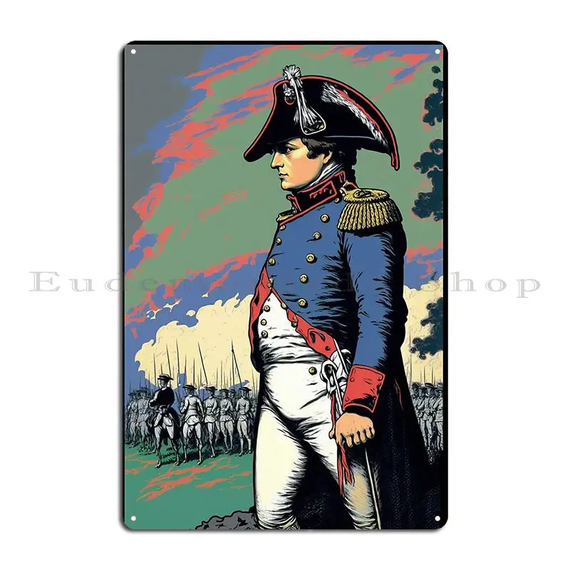 Napoleon Pop Art Ilabarum Metal Sign Cinema Pub Create Customized Club Tin Sign Poster