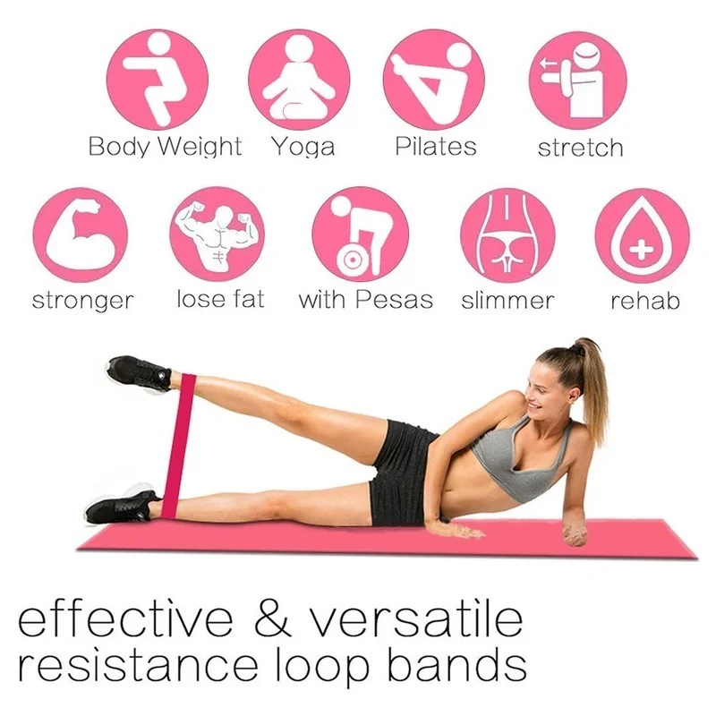 Fitness Elastic Resistance Bands Home training yoga sport resistance bands Stretching Pilates Crossfit Workout Gym Equipment