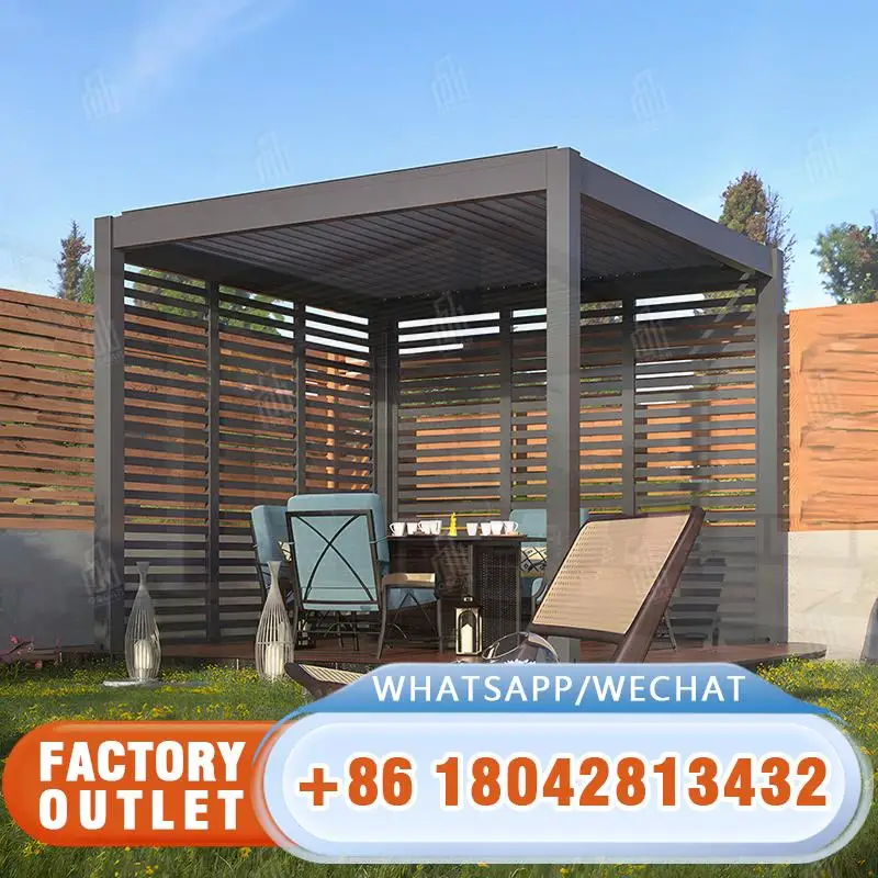 3x6 3x6m 4x6 4x6m 6x3 6x3m 6x4 6x4m 4x8 8x4m 8x4 8x4m Открытый алюминиевый крыша с жалюзи для патио Структура тени для сада на заднем дворе P