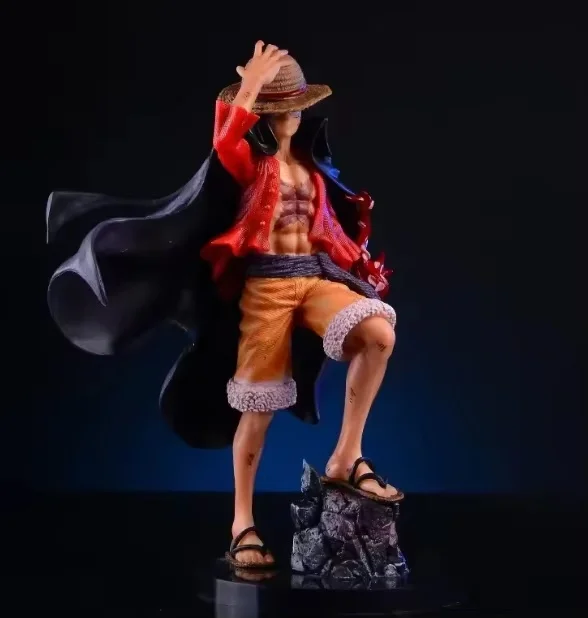 

25 см аниме фигурку Луффи четыре императора обезьяна Д. Луффи ПВХ Коллекционная модель игрушки для фанатов и детей