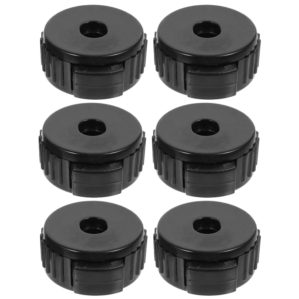 6 Pcs Cymbal Quick Release Cap Attachments Caps Parts Nuts Cymbals Drum Accessories Plastic Replacement