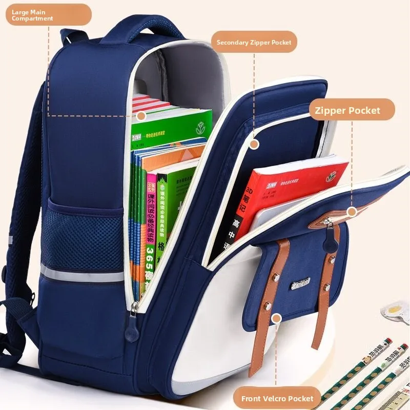New Cloud Shape School Bag Large Capacity Back Protection for Girls Student Campus Backpack Comfortable Padded Shoulder Bag