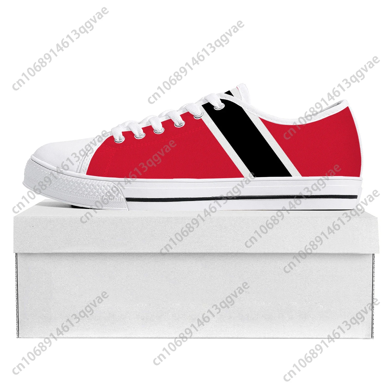 Trinidad and Tobago Flag Low Top High Quality Sneakers Mens Womens Teenager Canvas Sneaker Prode Casual Couple Shoes Custom Shoe