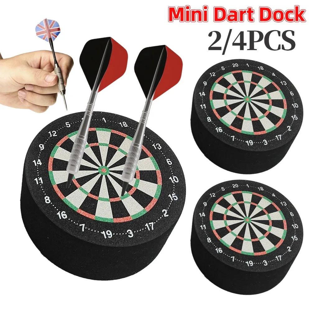 

10 см держатель для дартса из пенопласта EVA, мини-док-станция для дартса, базовая станция, мягкая подставка для дартса для улицы, дома, семейной вечеринки, игры, реквизит 2/4 шт.